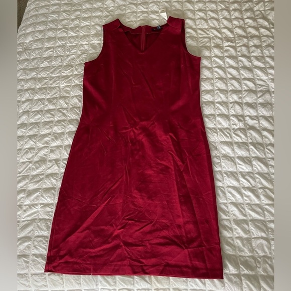 Brooks Brothers red shift knit dress - Picture 1 of 11